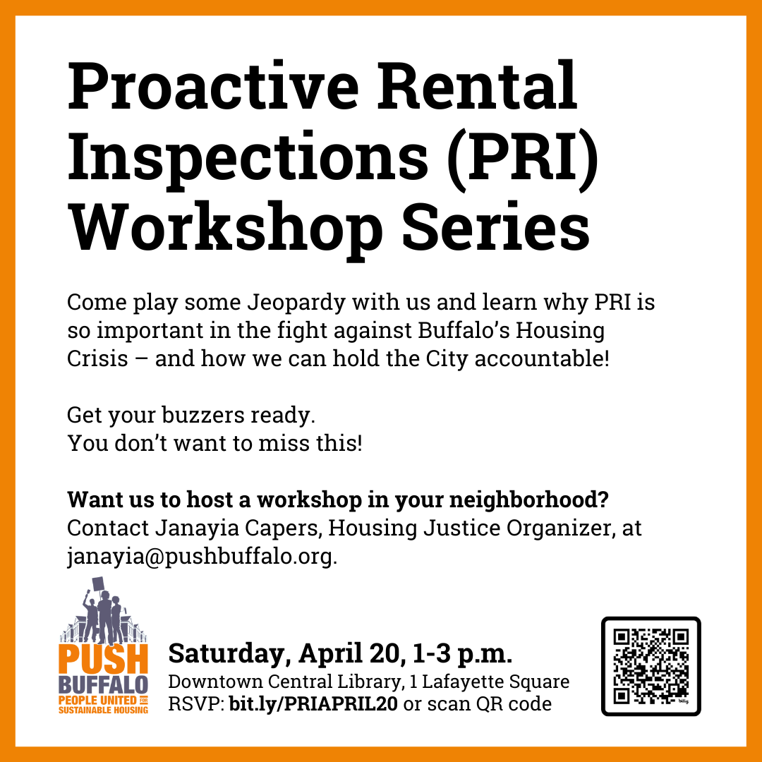 Proactive Rental Inspections (PRI) Workshop Series