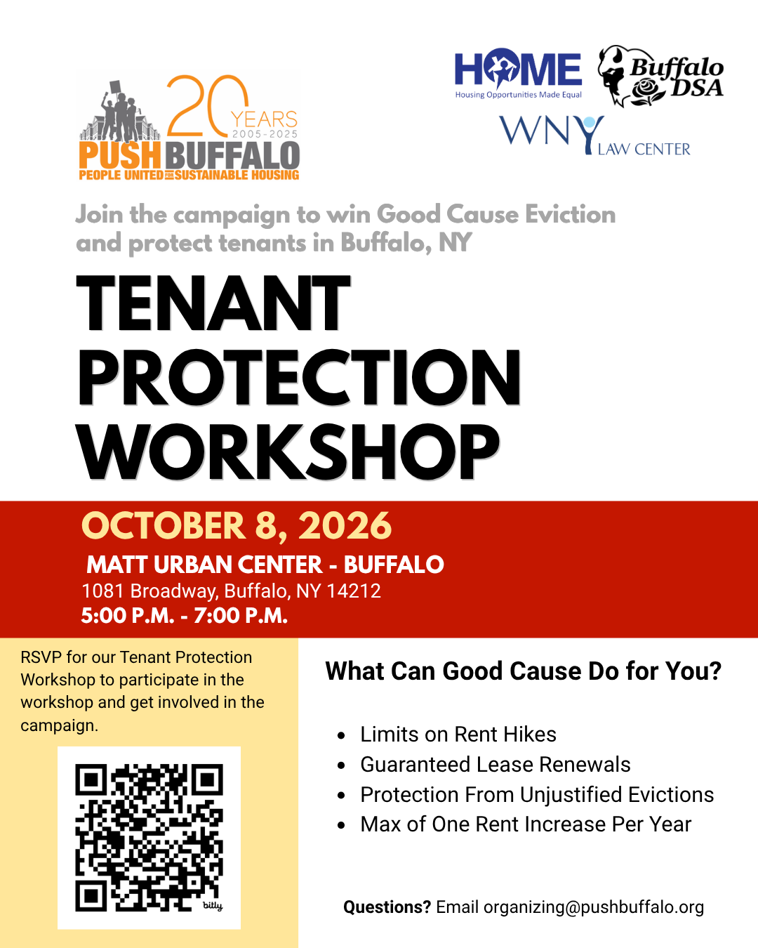 Tenant Protection Workshop